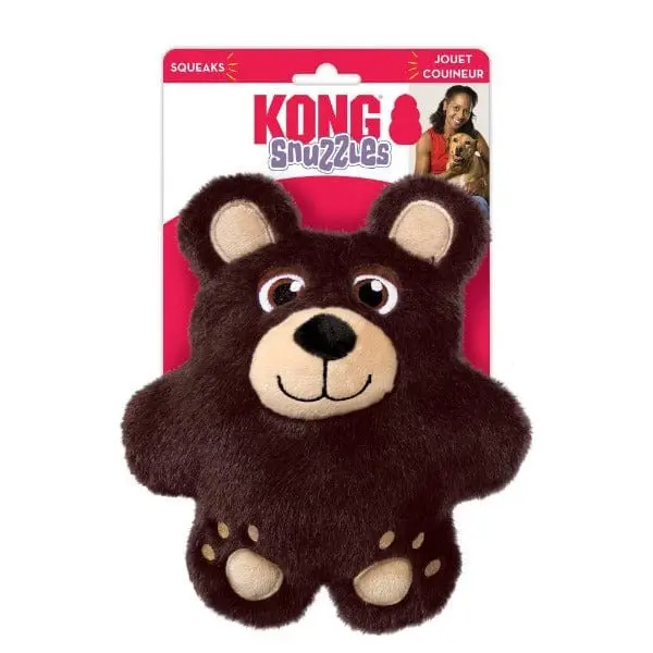 Kong Snuzzles Bear Dog Toy 1
