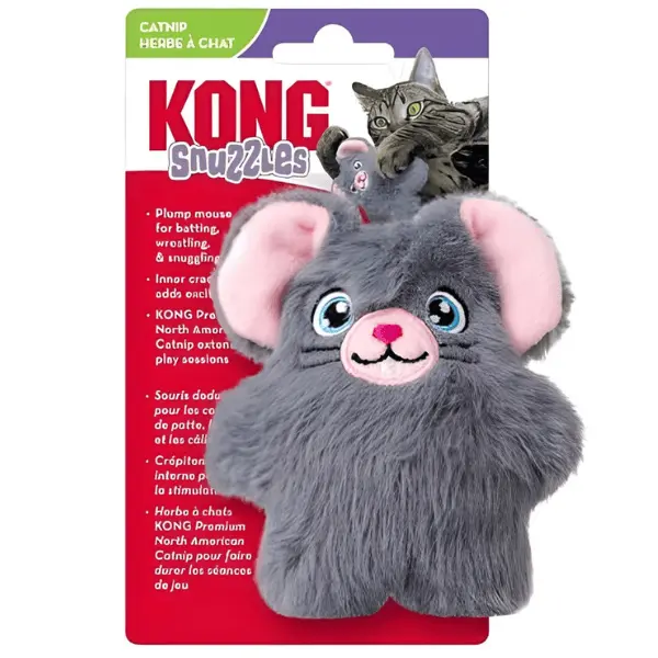 Kong Snuzzles Mouse Cat Toy 1