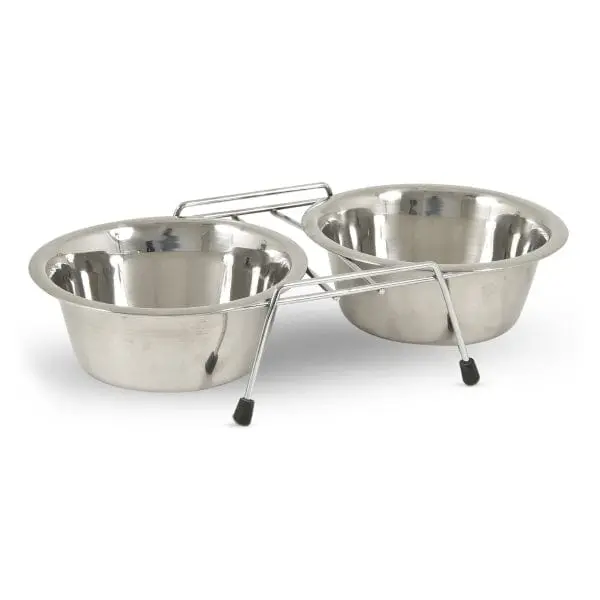 Kumar Stainless Steel Double Diner Bowls 1