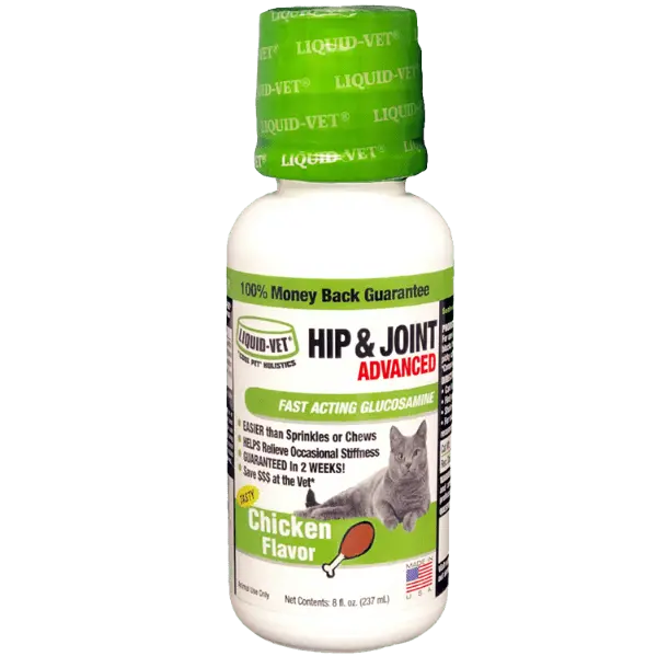 Liquid-Vet Feline Hip & Joint Formula Supplement For Cats 1