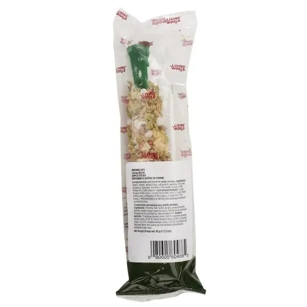 Living World Apple Flavour Small Animal Treat Stick 1