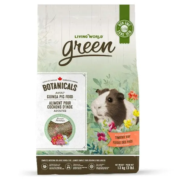 Living World Green Botanicals Adult Guinea Pig Food 1
