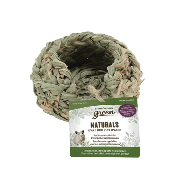 Living World Green Naturals Oval Bed 1