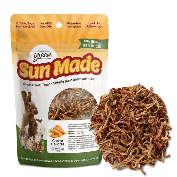 Living World Green Sun Made Dried Carrot Treat* 1