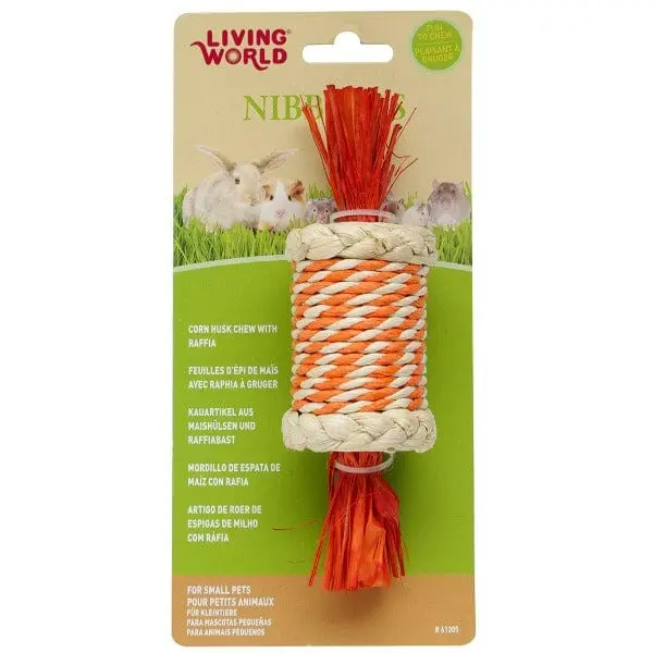 Living World Nibblers Candy Corn Husk Chew For Small Animals 1