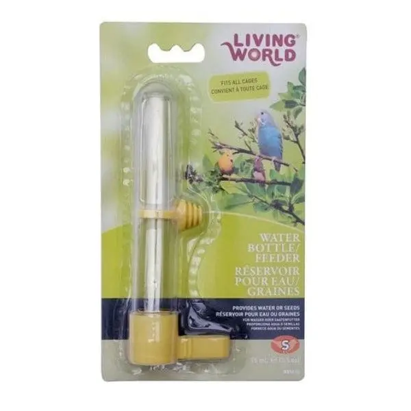 Living World Small Water Bottle/Feeder Combo For Birds 1