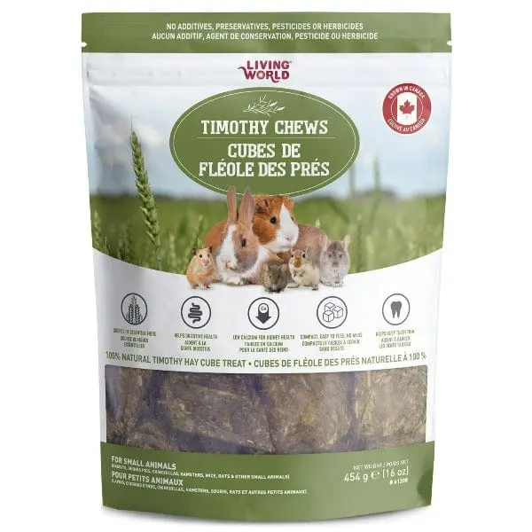 Living World Timothy Chews For Small Animals 1