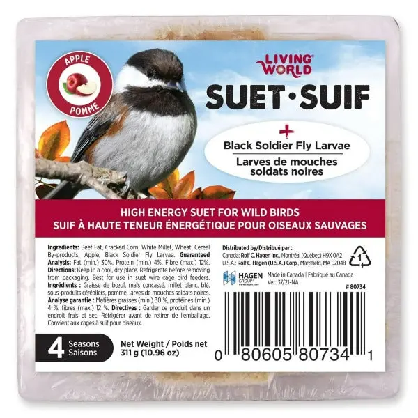 Living World Wild Bird Suet - Apple 1