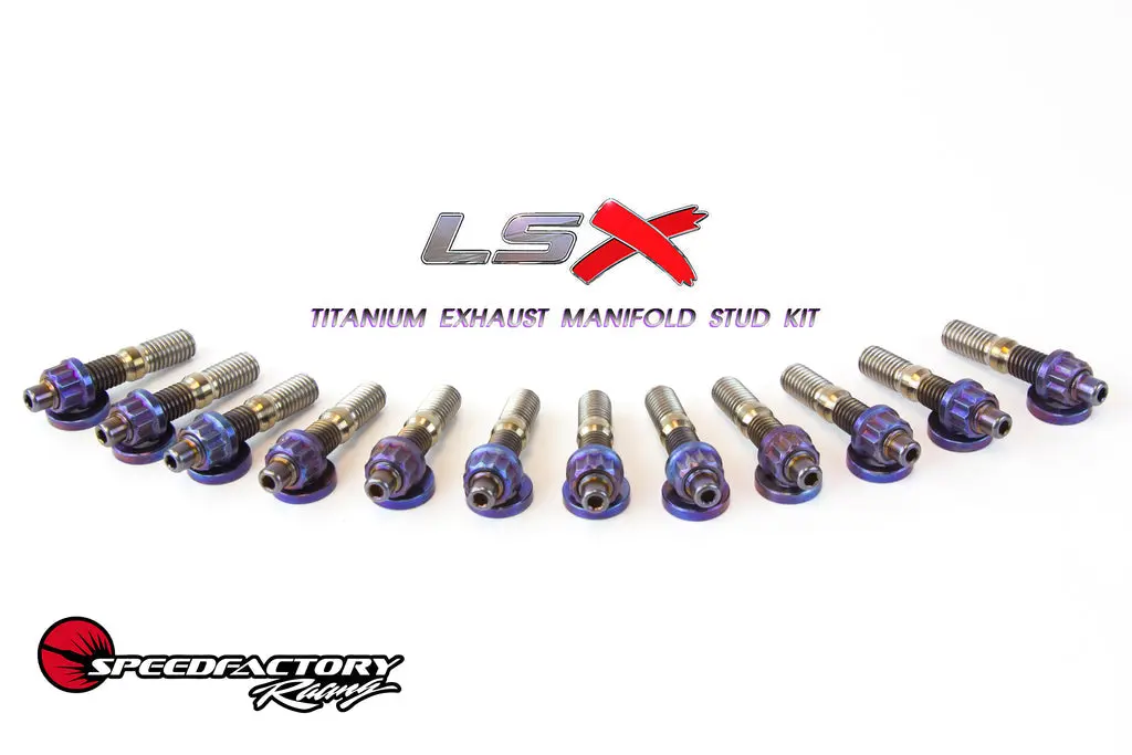 Speedfactory Titanium Exhaust Manifold Stud Kit - Chevy/Gm Lsx 1