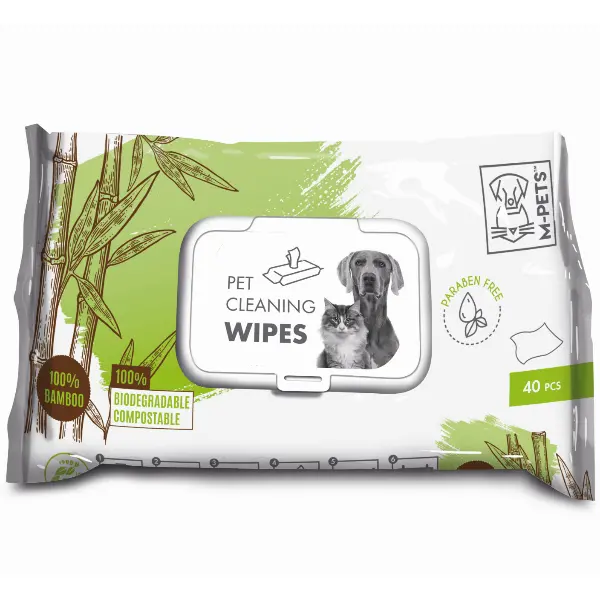 M-Pets Cleaning Bamboo Wipes 1