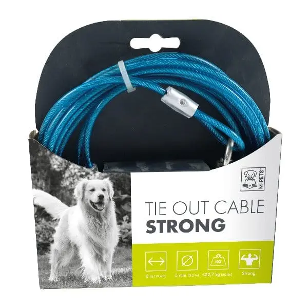 M-Pets Dog Tie Out Cable Strong; Up To 22.7 Kg 3