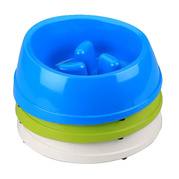 M-Pets Melamine Slow Feed Bowl 1