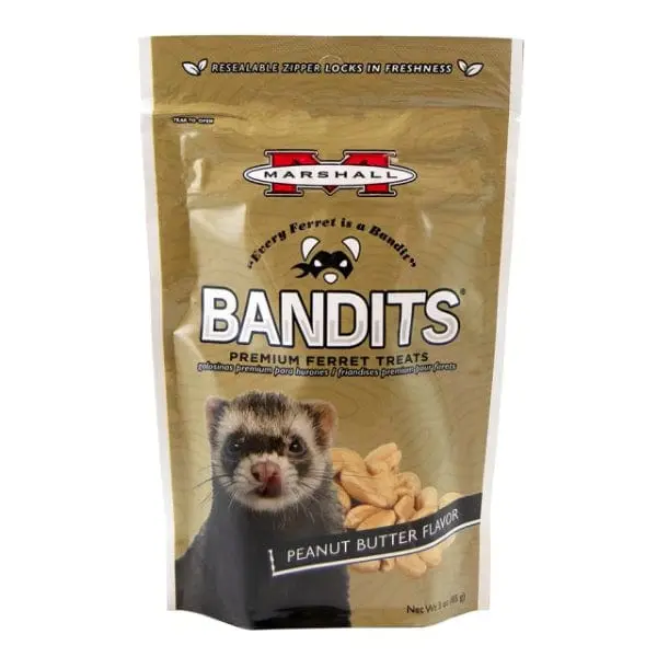 Marshall Bandits Peanut Butter Flavour Premium Ferret Treats 1