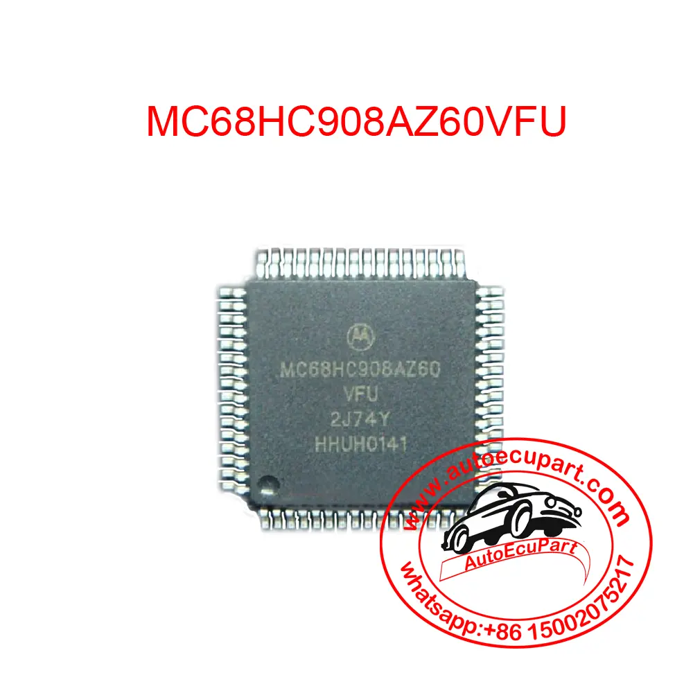 5Pcs Mc68hc908az60vfu Automotive Ecu Microcontroller Ic Cpu 1