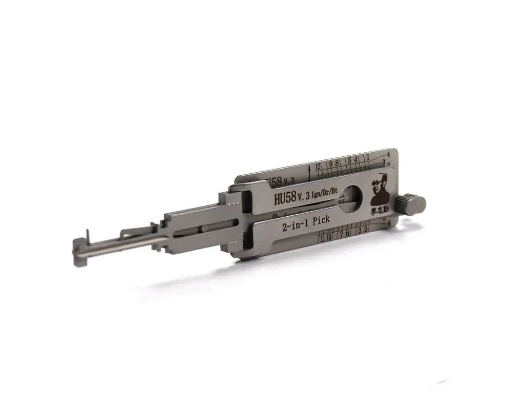 Original Lishi Hu58 4-Track For Bmw S7bw Twin Lifter 2-In-1 Pick - Ignition / Door / Trunk 1