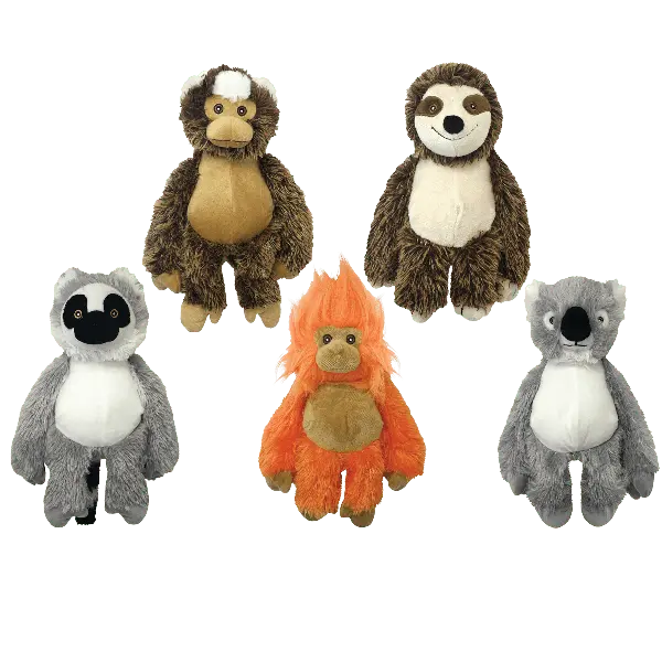 Multipet Bark Buddy Animals Assorted Dog Toy 1