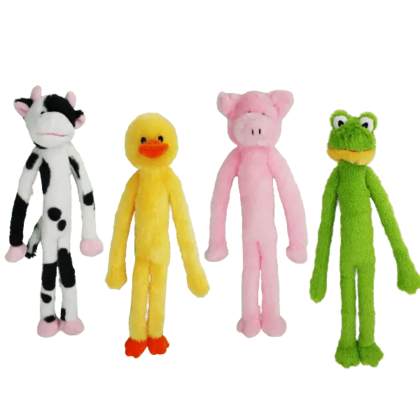 Multipet Mini Swingin Slevins Plush Dog Toy 1