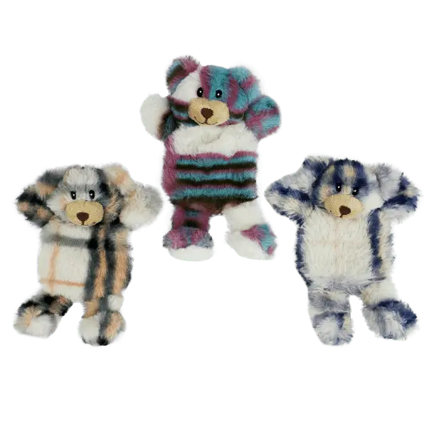 Multipet Minipet Berman Bear Plush Dog Toy 1