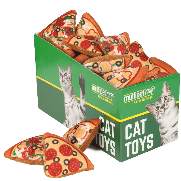 Multipet Pizza Cat Toy 1