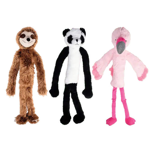 Multipet Swingin Slevins Plush Dog Toy 1