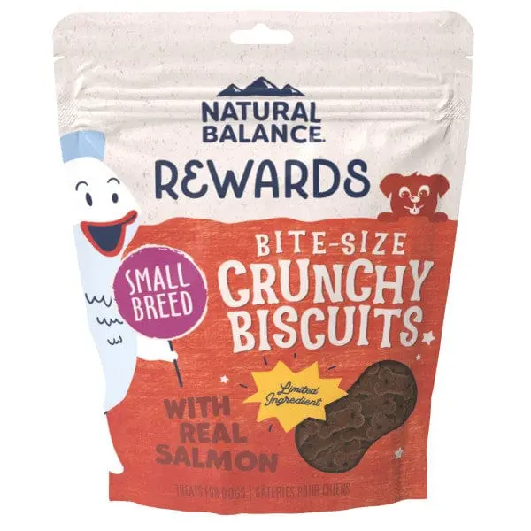 Natural Balance Crunchy Biscuits With Real Salmon Small Breed Recipe, 8Oz 1