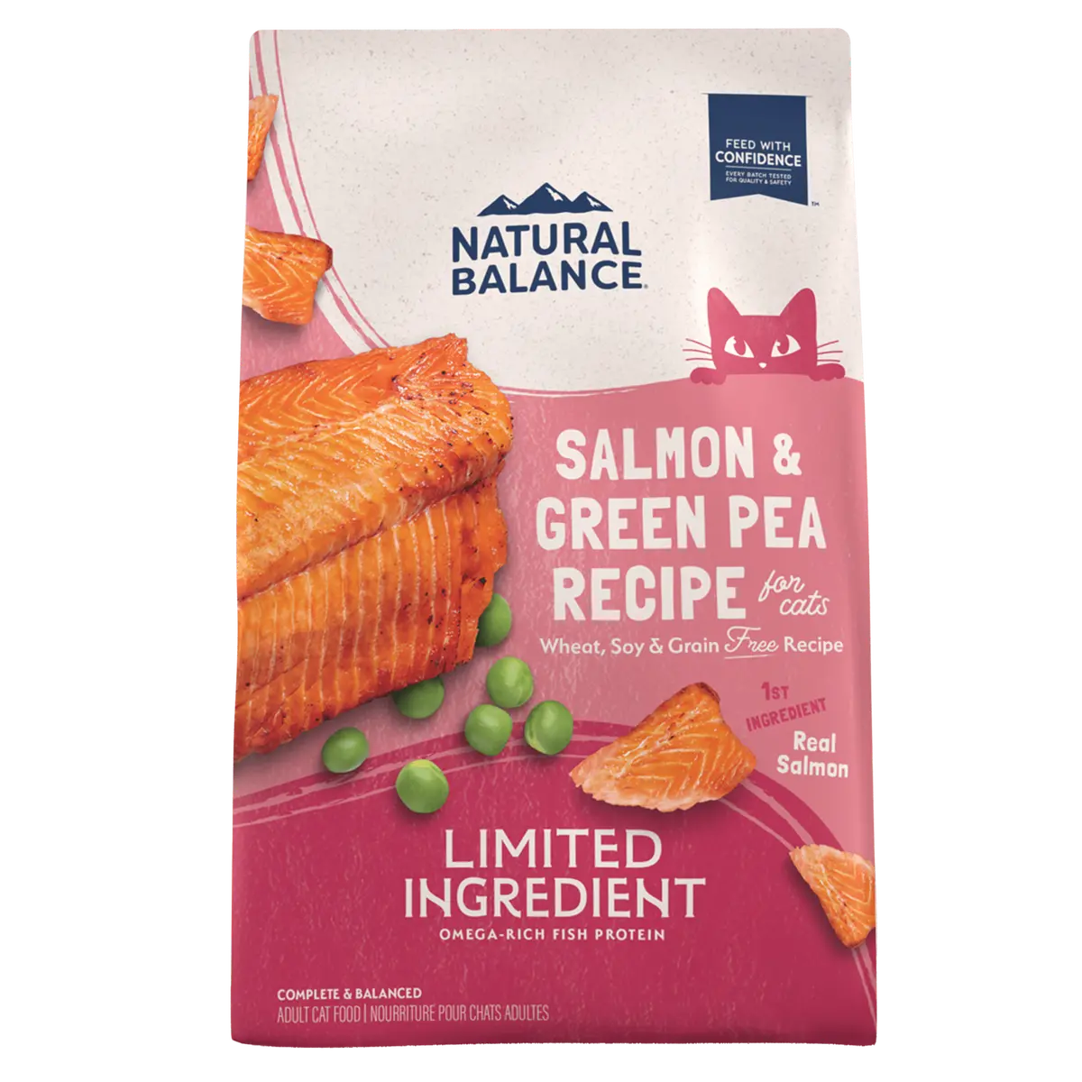 Natural Balance Limited Ingredient Grain Free Salmon & Green Pea Recipe Dry Cat Food 1