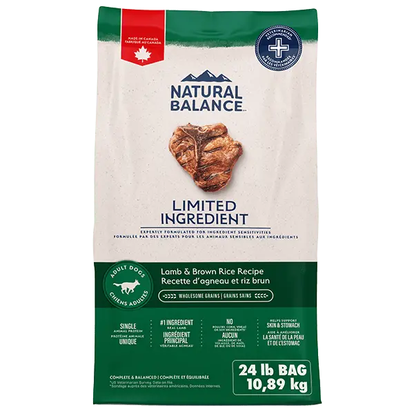 Natural Balance Limited Ingredient Lamb & Brown Rice Recipe Dry Dog Food 1