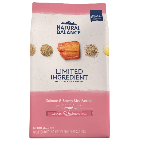 Natural Balance Limited Ingredient Salmon & Brown Rice Recipe Dry Dog Food, 24Lb 1