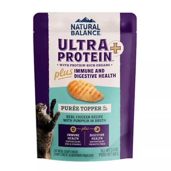 Natural Balance Ultra Protein+ Immune And Digestive Health Real Chicken With Pumpkin Puree Topper For Cats 1