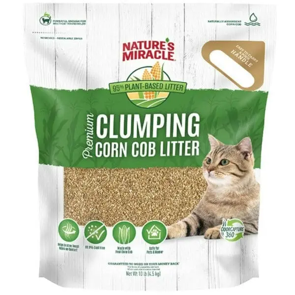 Nature's Miracle Premium Clumping Corn Cob Litter 1