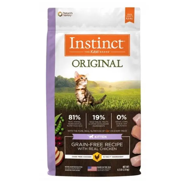 Instinct Original Real Chicken Recipe Dry Kitten Food, 4.5Lb 1
