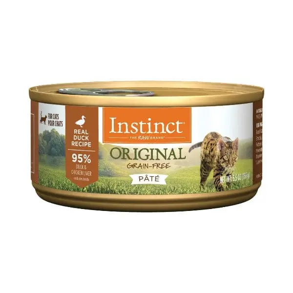 Instinct Original Real Duck Recipe Canned Cat Food 1