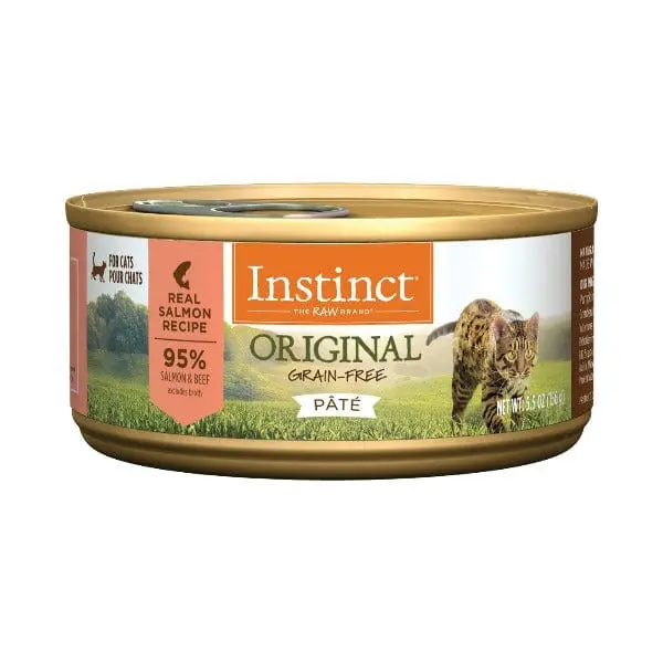 Instinct Original Real Salmon Recipe Canned Cat Food 1