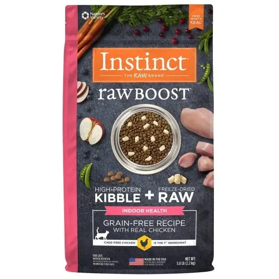 Instinct Raw Boost Indoor Health Real Chicken Recipe Dry Cat Food, 5Lb 1