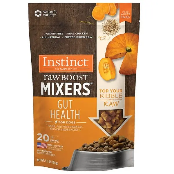 Instinct Raw Boost Mixers Gut Health Dog Food Topper 1