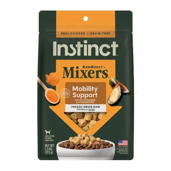 Instinct Raw Boost Mixers Mobility Support Dog Food Topper, 5.5Oz 1