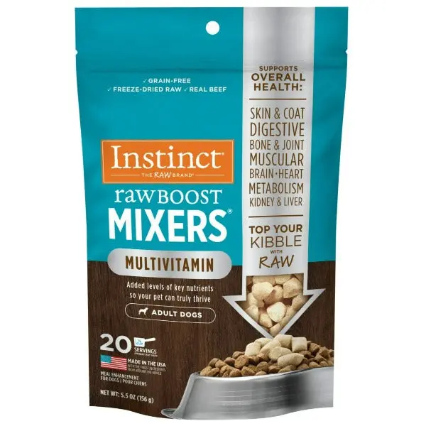 Instinct Raw Boost Mixers Multivitamin Dog Food Topper, 5.5Oz 1