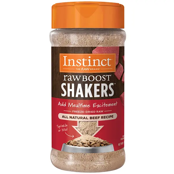 Instinct Raw Boost Shakers Beef Recipe Dog Food Topper 1