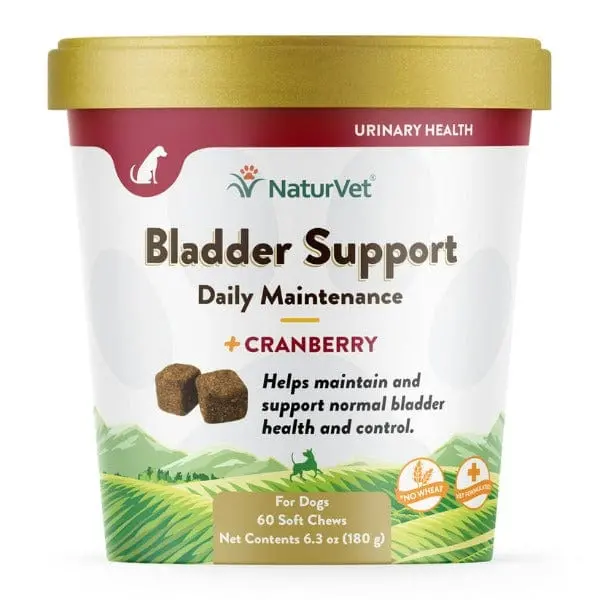 Naturvet Bladder Support Plus Cranberry Soft Chews For Dogs 1