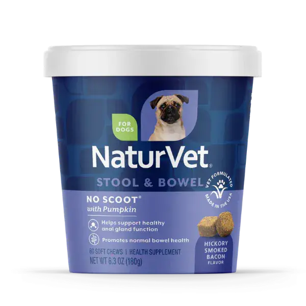 Naturvet No Scoot Plus Pumpkin Soft Chews For Dogs 1