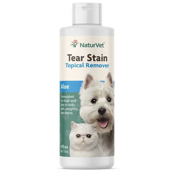 Naturvet Topical Tear Stain Remover With Aloe For Dogs & Cats 1