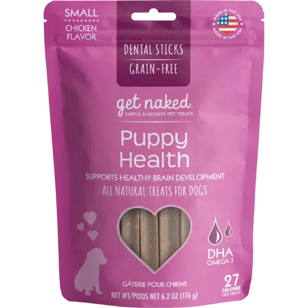 Get Naked Puppy Health Small Dental Chew Sticks 1