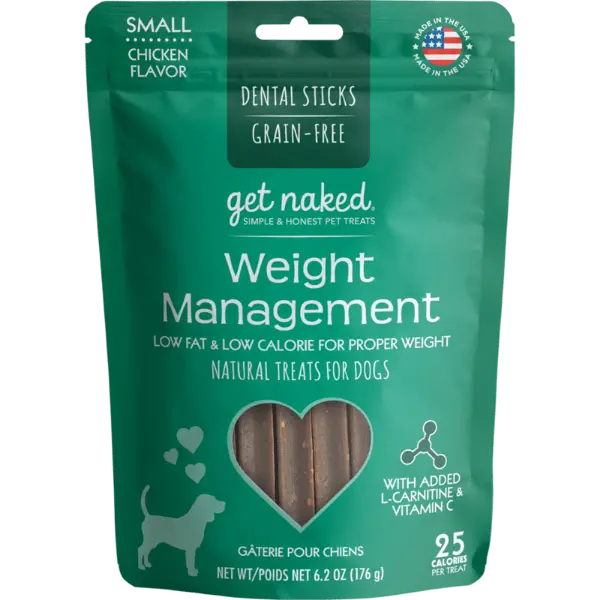 Get Naked Weight Management Small Dental Chew Sticks 1
