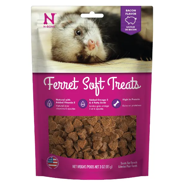 N-Bone Ferret Soft Treats; Bacon Flavour 1