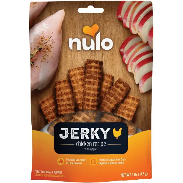 Nulo Freestyle Chicken Recipe With Apples Jerky Strips Dog Treats 1