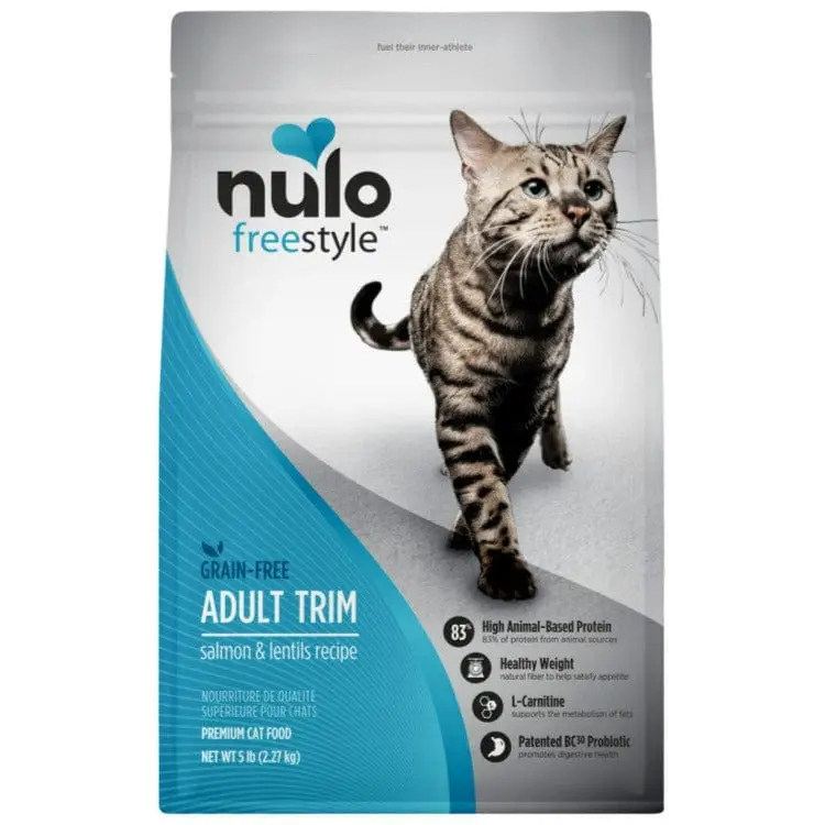 Nulo Freestyle High-Protein Adult Trim Salmon & Lentils Recipe Dry Cat Food, 5Lb 1