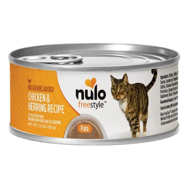 Nulo Chicken & Herring Pate Recipe Canned Cat Food, 5.5Oz 1