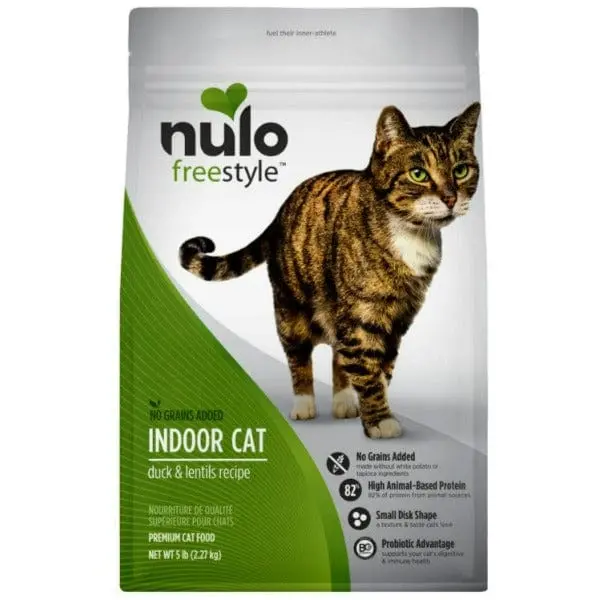 Nulo Freestyle Indoor High-Protein Duck & Lentils Recipe Dry Cat Food, 5Lb 1