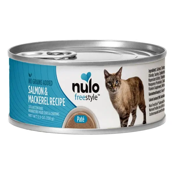 Nulo Salmon & Mackerel Pate Recipe Canned Cat Food 1