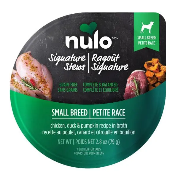 Nulo Signature Stews Small Breed Chicken, Duck & Pumpkin Wet Dog Food, 2.8Oz 1